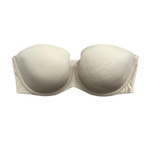 Cacique Lightly Lined Multiway Strapless Bra 40DD Nude